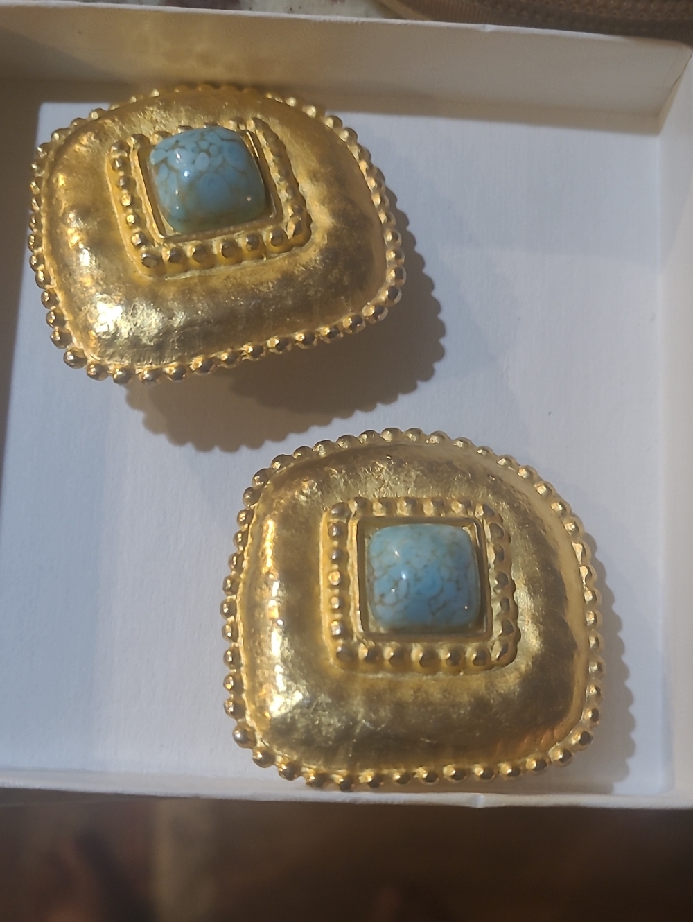 Richard Kerr Vintage Heart Earrings
